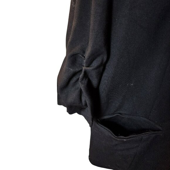 Torrid Ponte Blazer 3X | Black Stretch Boyfriend 1-Button 3/4 Sleeve - Picture 7 of 11